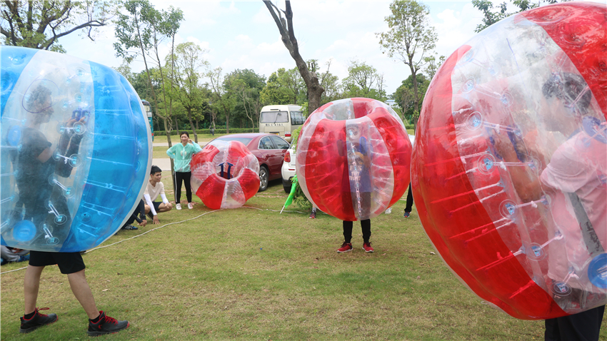 佛山SGS美的鷺湖森林度假區(qū)拓展訓練基地舉行團隊建設活動
