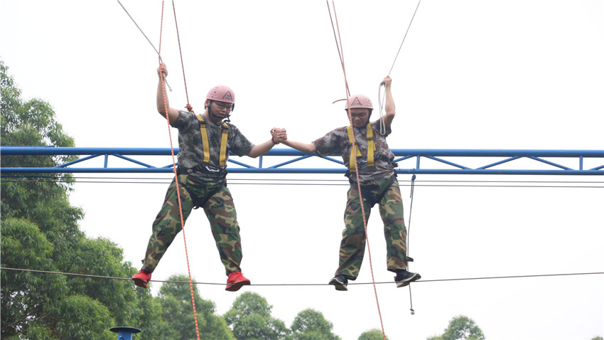 廣州食為天信息技術(shù)有限公司兩天拓展培訓(xùn)活動