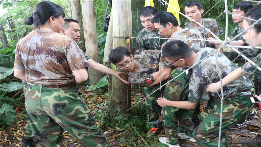 廣州食為天信息技術(shù)有限公司兩天拓展培訓(xùn)活動