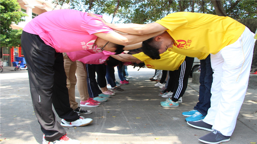 廣州市東升醫(yī)院大嶺古村奔跑體驗式訓練活動