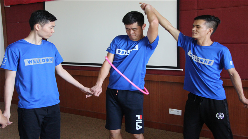 廣州市唯登公司于金水臺溫泉度假村舉辦體驗式拓展培訓(xùn)活動