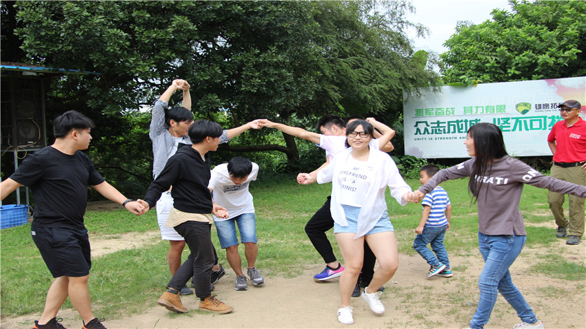 常州子蘭家居用品有限公司聯(lián)合搏翱培訓舉辦戶外拓展訓練活動