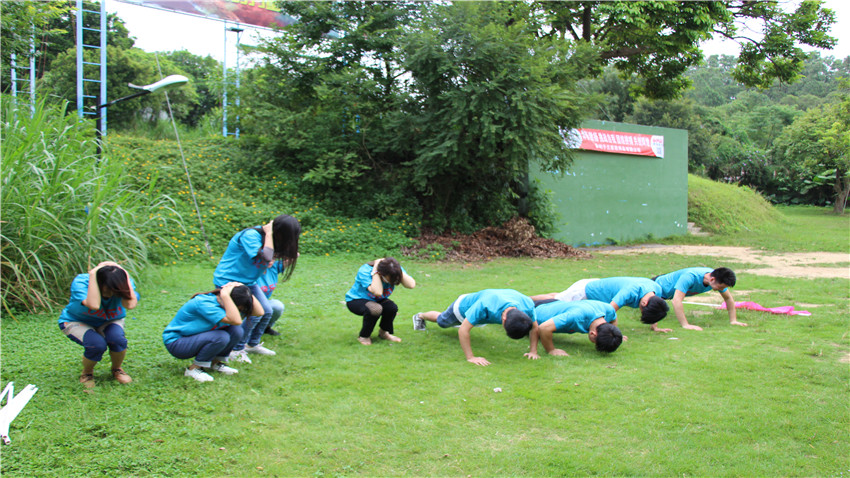 常州子蘭家居用品有限公司聯(lián)合搏翱培訓舉辦戶外拓展訓練活動