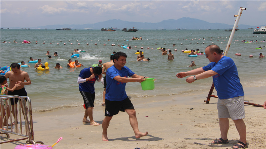 慧聰云商惠州巽寮灣海公園拓展基地拓展訓練圓滿成功