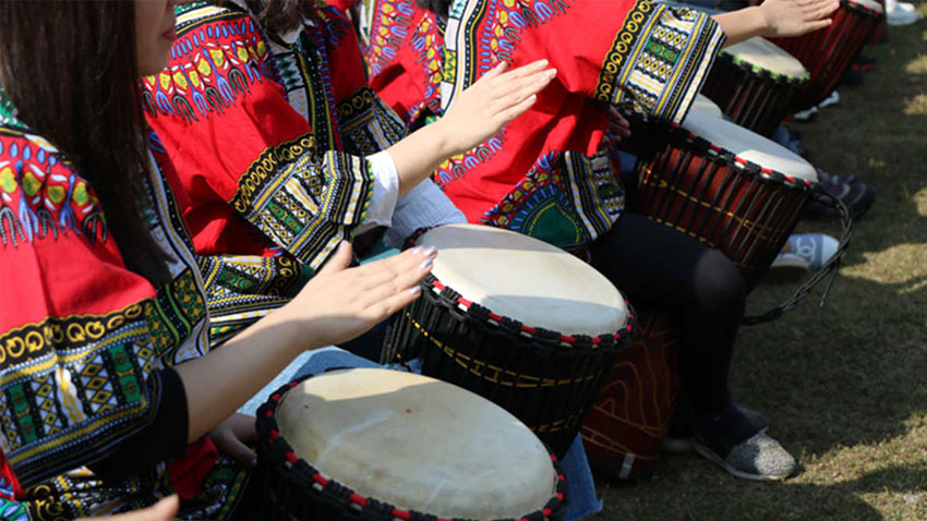 深圳訊得達(dá)教育萬綠湖百人非洲鼓拓展團(tuán)建活動(dòng)